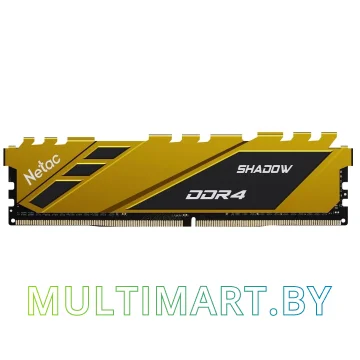 Оперативная память Netac Shadow 16ГБ DDR4 2666МГц NTSDD4P26SP-16Y картинка 2